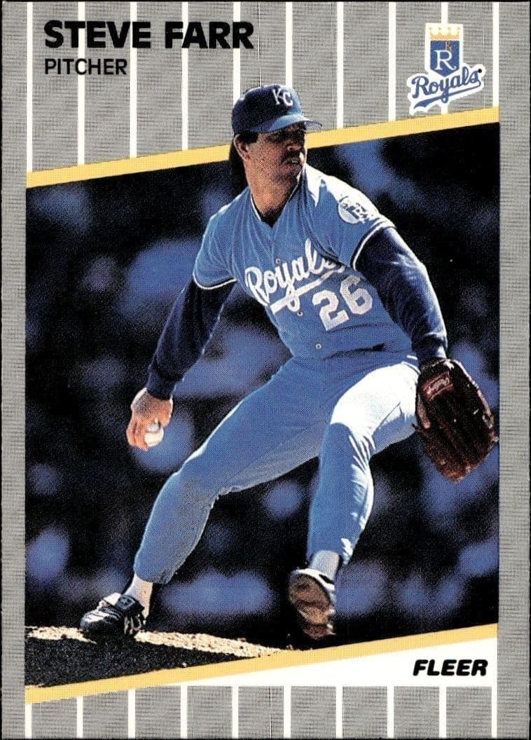 1989 Fleer Steve Farr #281 trading card