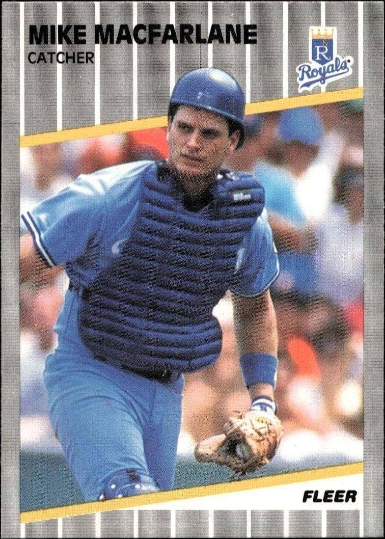 1989 Fleer Mike Macfarlane #287 trading card