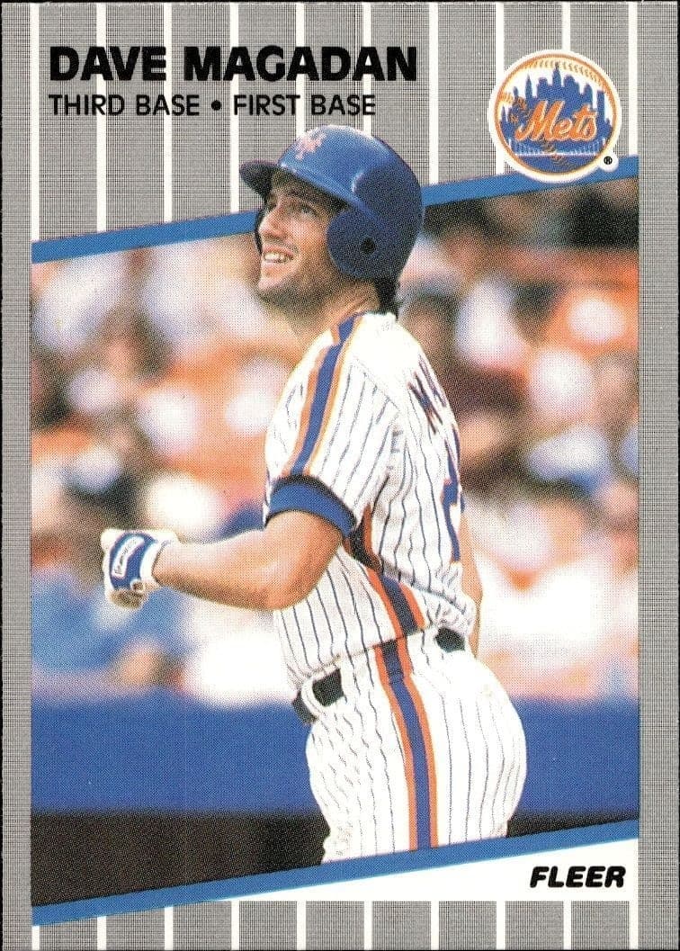 1989 Fleer Dave Magadan #41 trading card