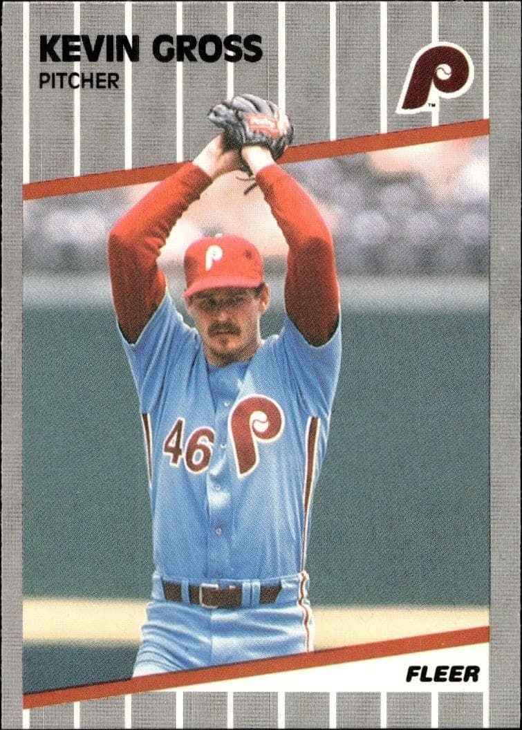 1989 Fleer Kevin Gross #569 trading card