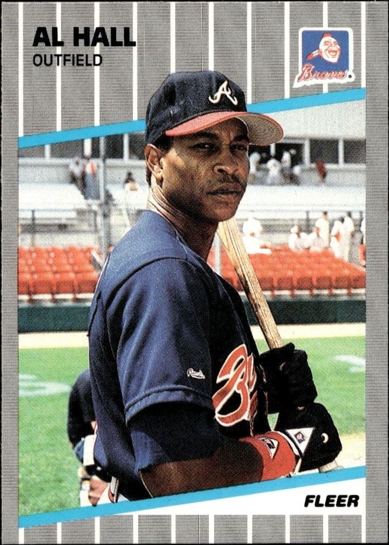 1989 Fleer Al Hall #593 trading card