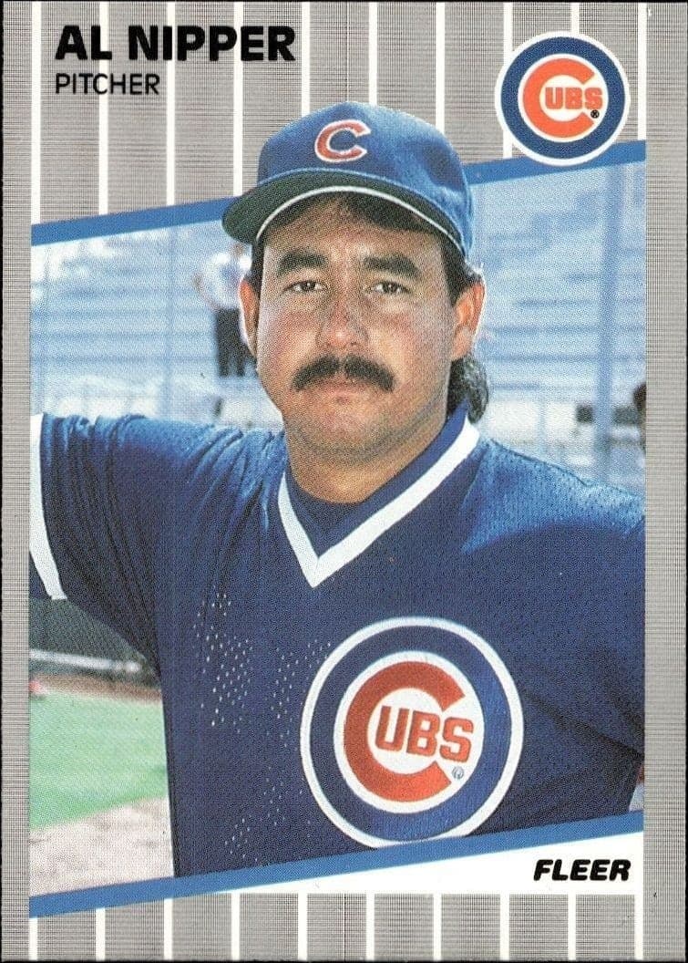 1989 Fleer Al Nipper #433 trading card