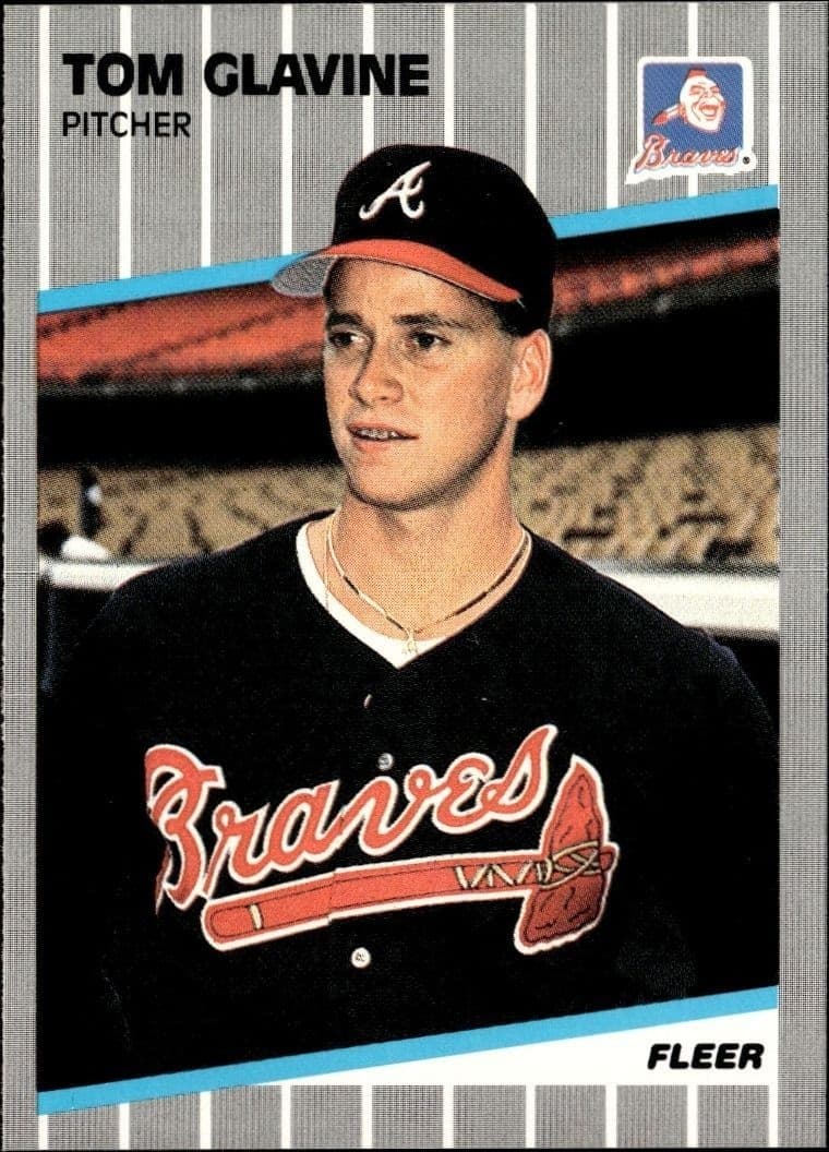 1989 Fleer Tom Glavine #591 trading card