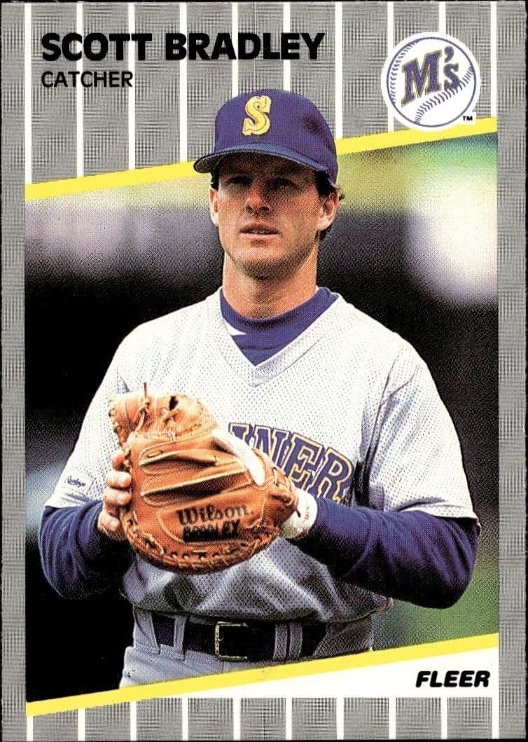 1989 Fleer Scott Bradley #540 trading card