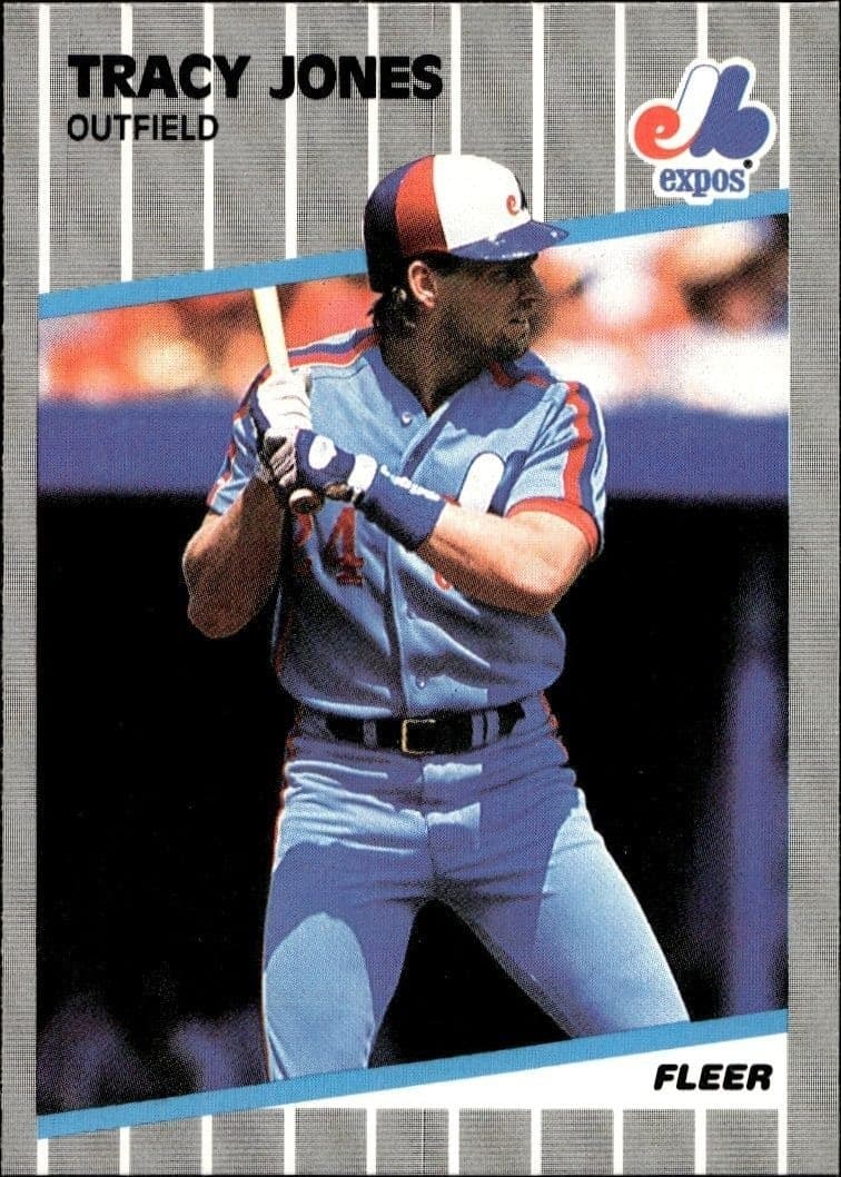 1989 Fleer Tracy Jones #383 trading card