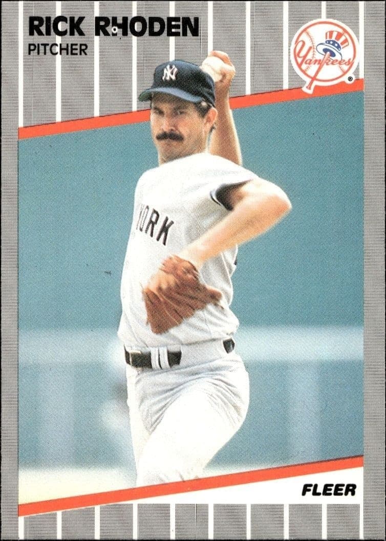1989 Fleer Rick Rhoden #266 trading card