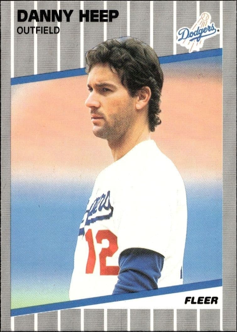 1989 Fleer Danny Heep #61 trading card