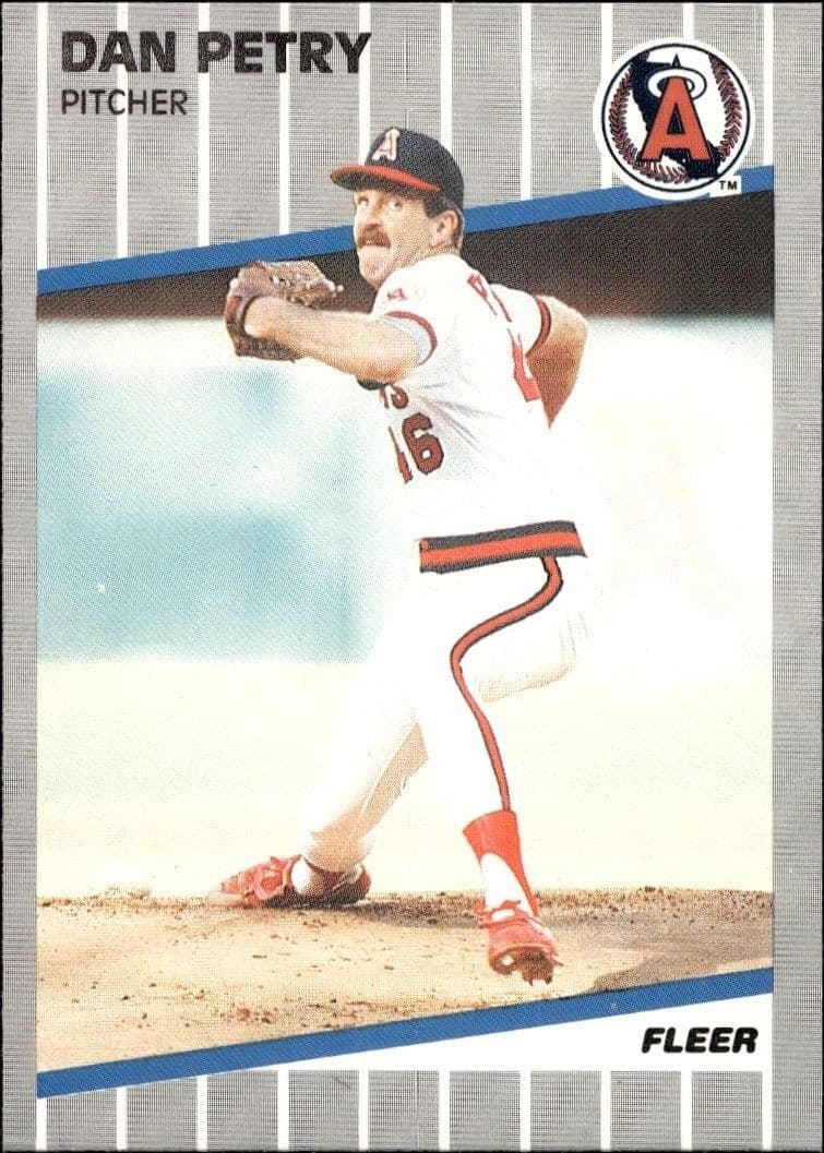 1989 Fleer Dan Petry #486 trading card