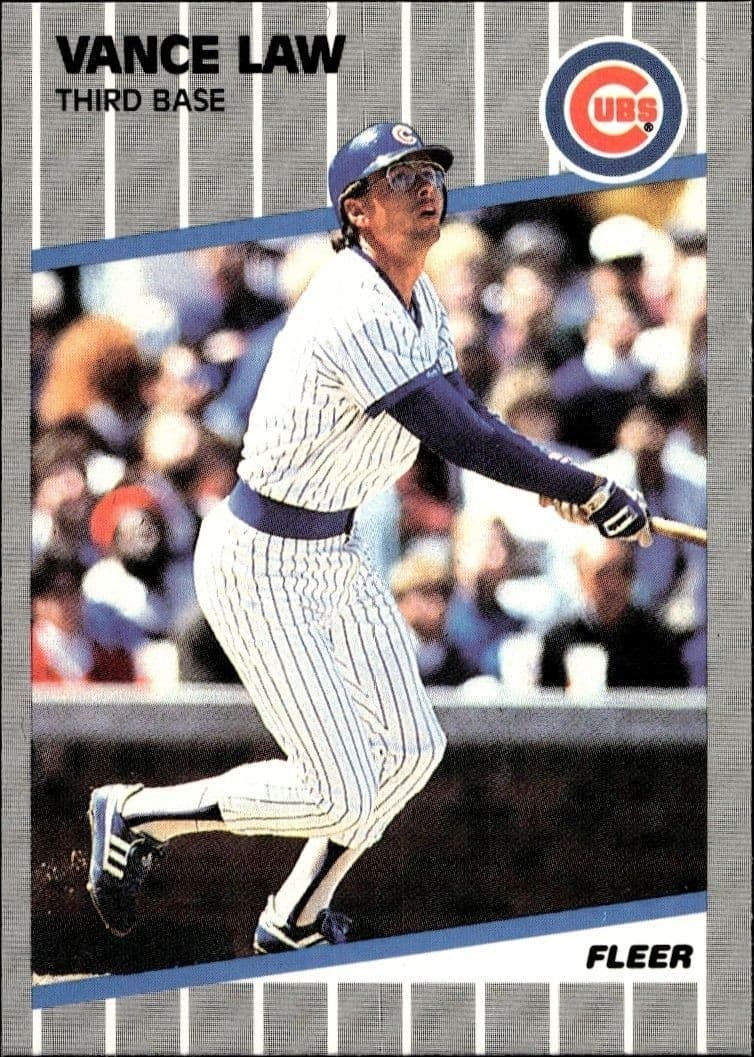 1989 Fleer Vance Law #430 trading card
