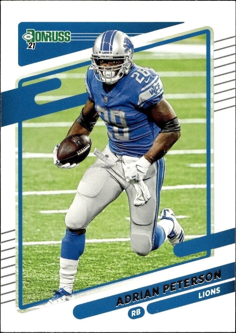 2021 Donruss Adrian Peterson #175 football trading card front