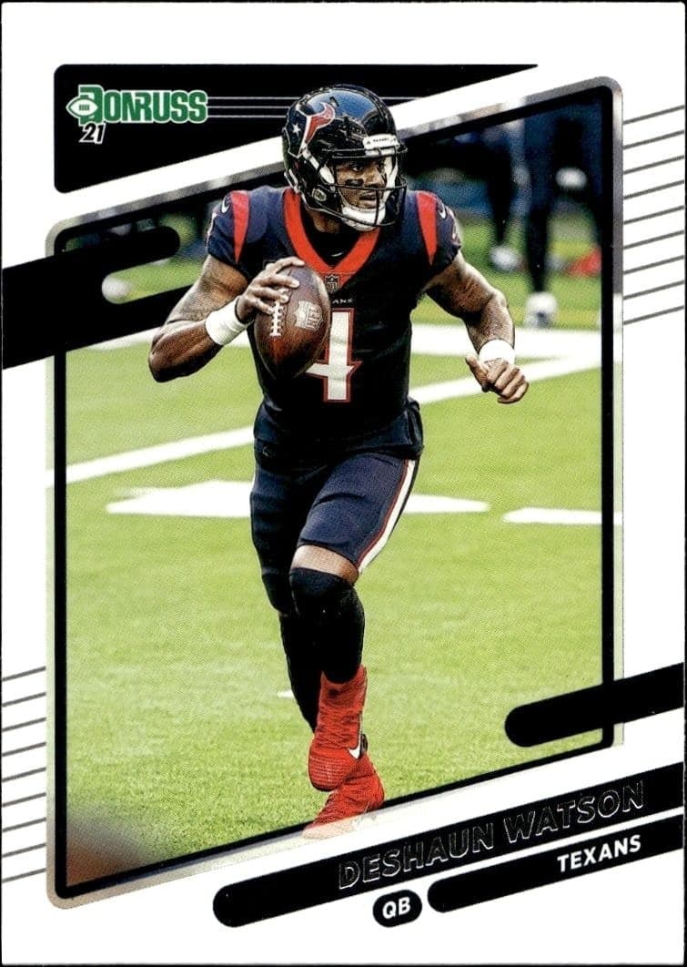2021 Donruss Deshaun Watson #163 football trading card front