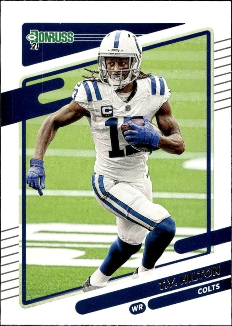 2021 Donruss T.Y. Hilton #152 football trading card front