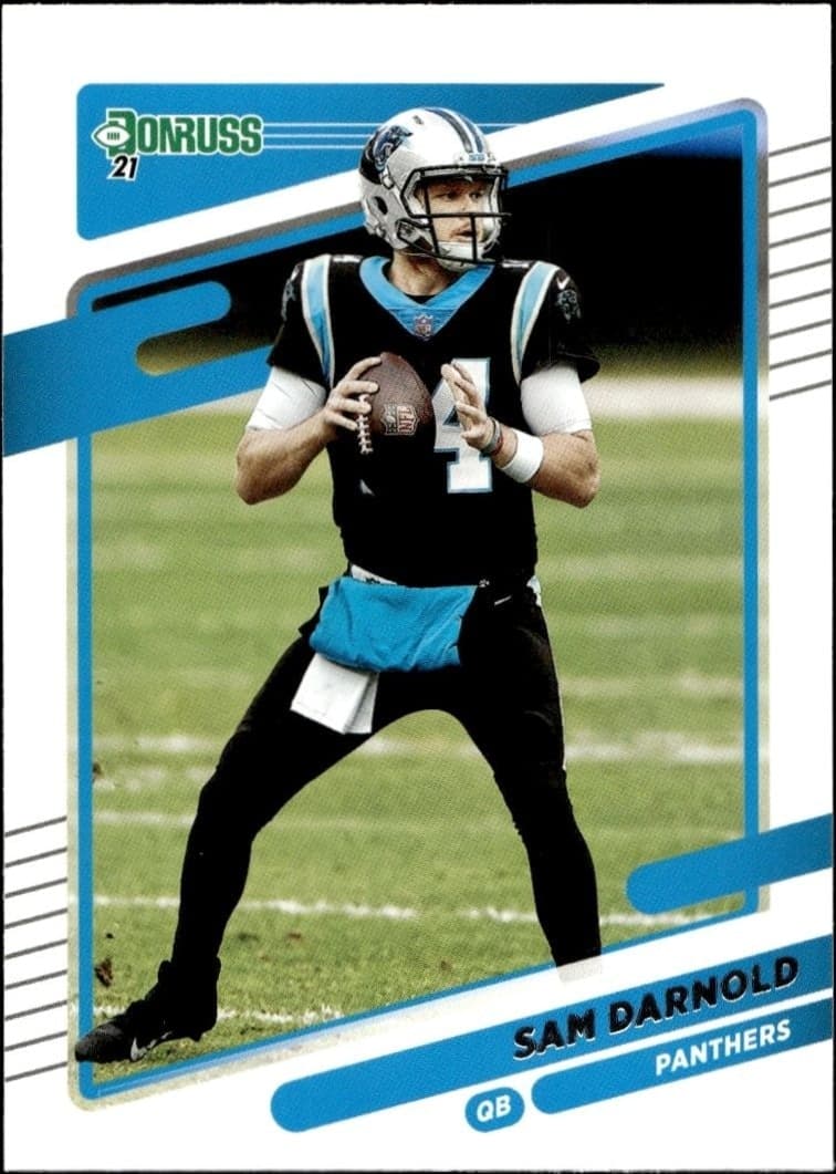 2021 Donruss Sam Darnold #37 football trading card front