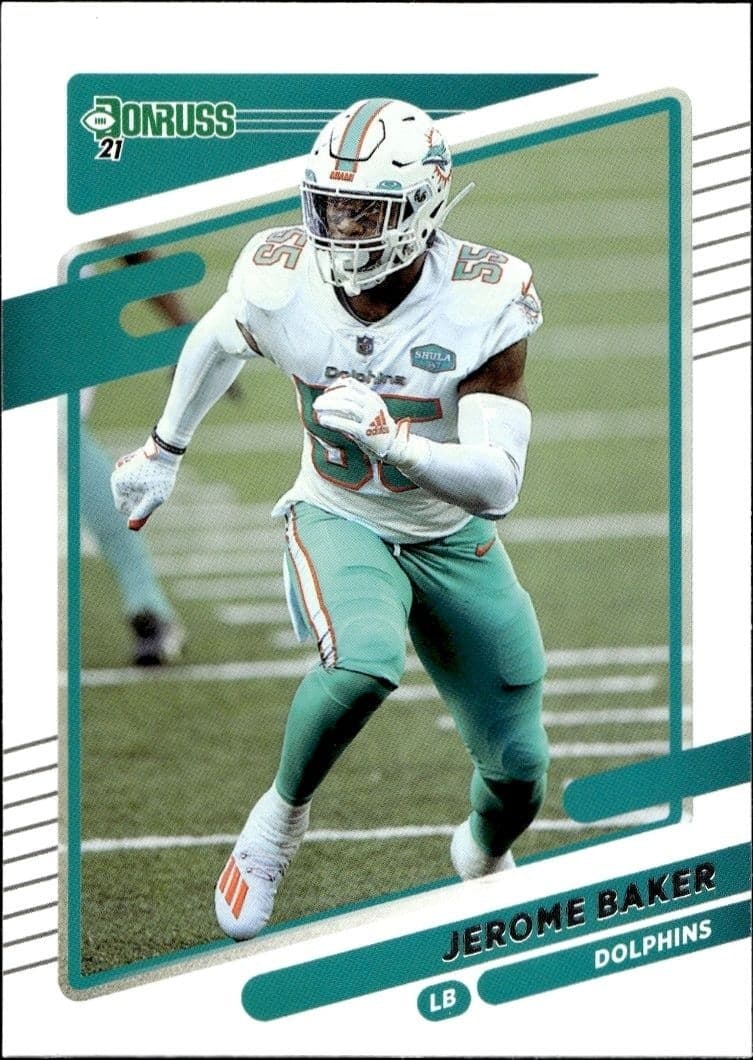 2021 Donruss Jerome Baker #67 football trading card front