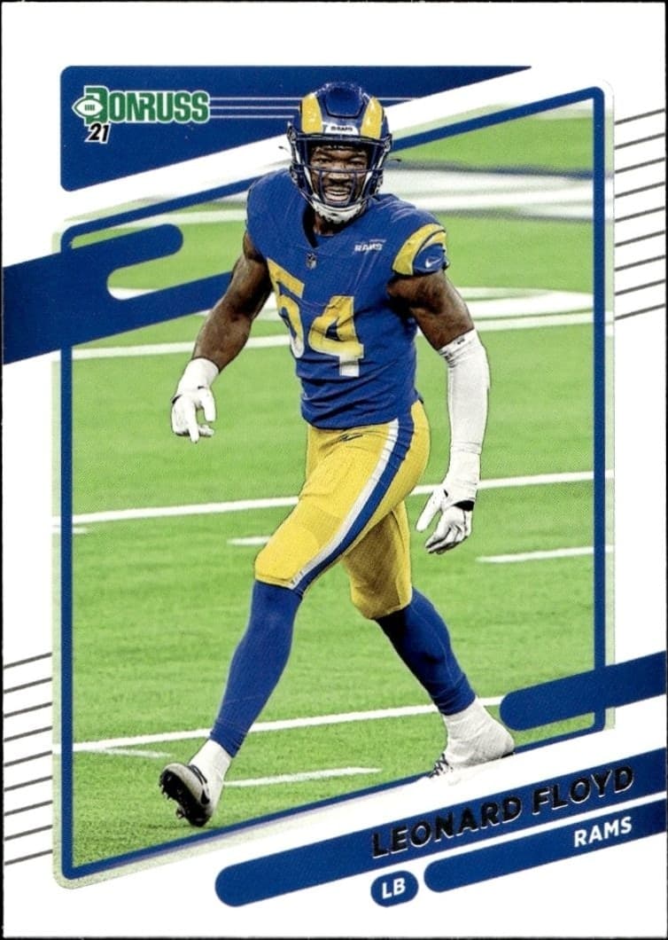 2021 Donruss Leonard Floyd #145 football trading card front
