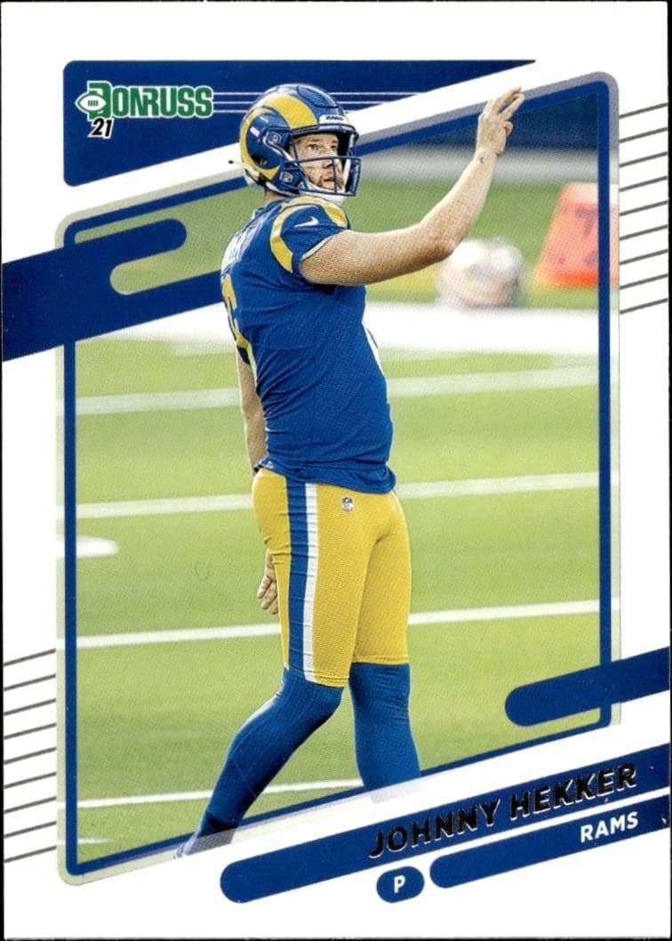 2021 Donruss Johnny Hekker #146 football trading card front