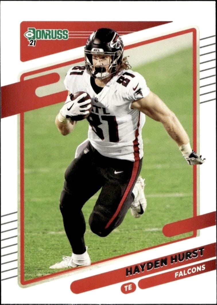 2021 Donruss Hayden Hurst #235 football trading card front