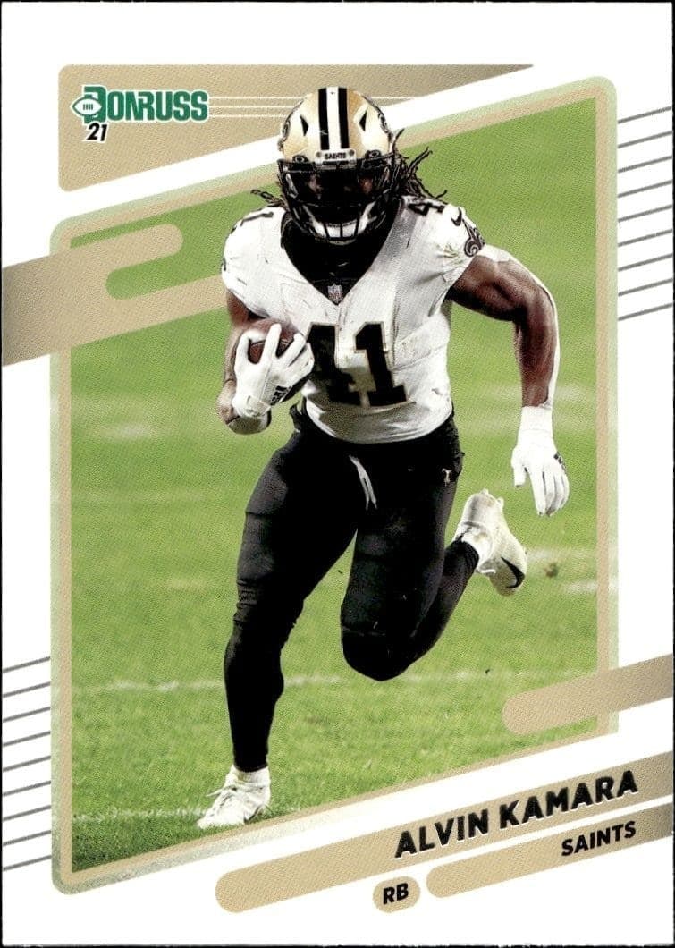 2021 Donruss Alvin Kamara #94 football trading card front