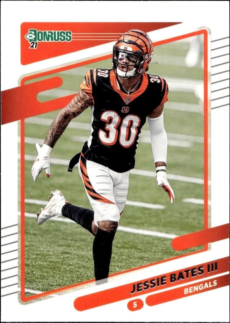 2021 Donruss Jessie Bates #217 football trading card front
