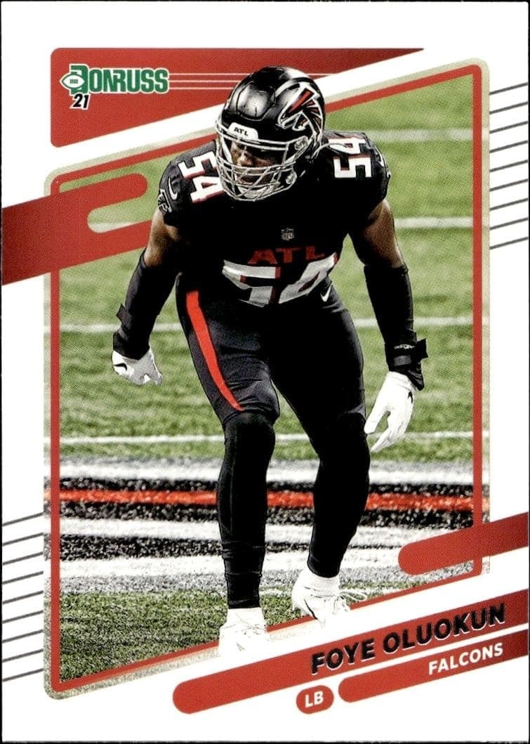 2021 Donruss Foye Oluokun #236 football trading card front