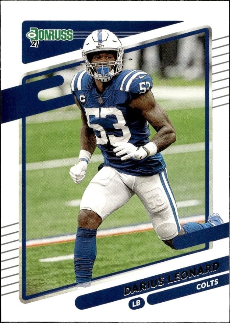 2021 Donruss Darius Leonard #149 football trading card front