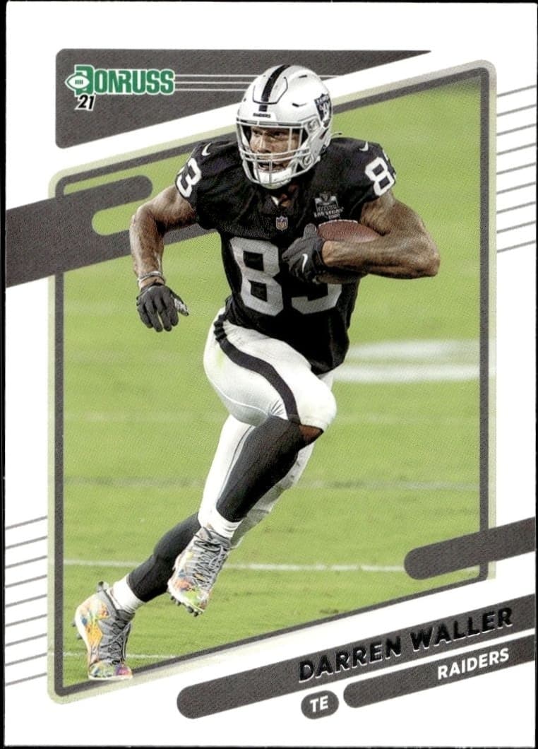 2021 Donruss Darren Waller #88 football trading card front