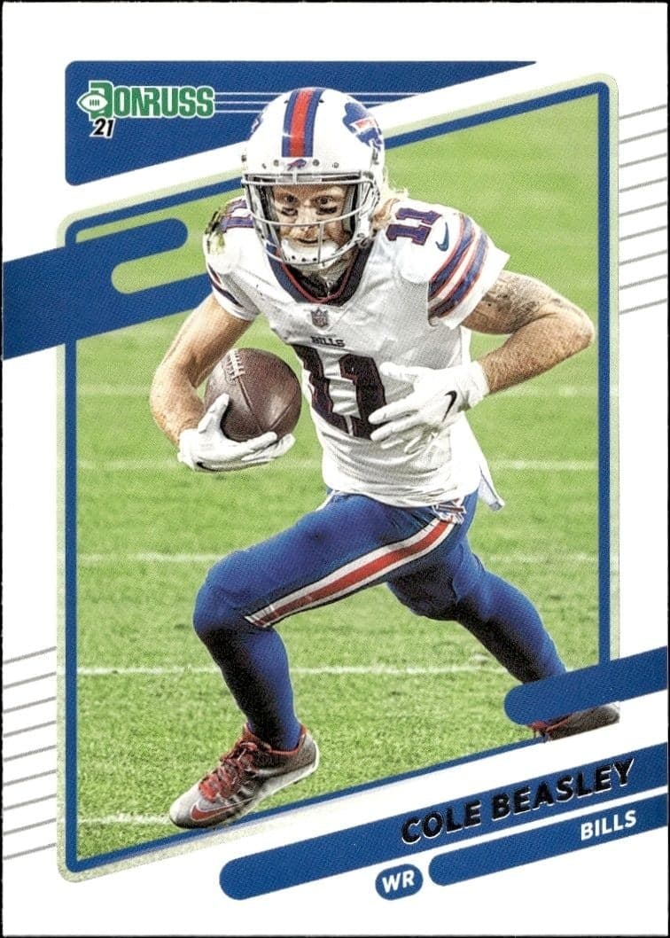 2021 Donruss Cole Beasley #230 football trading card front