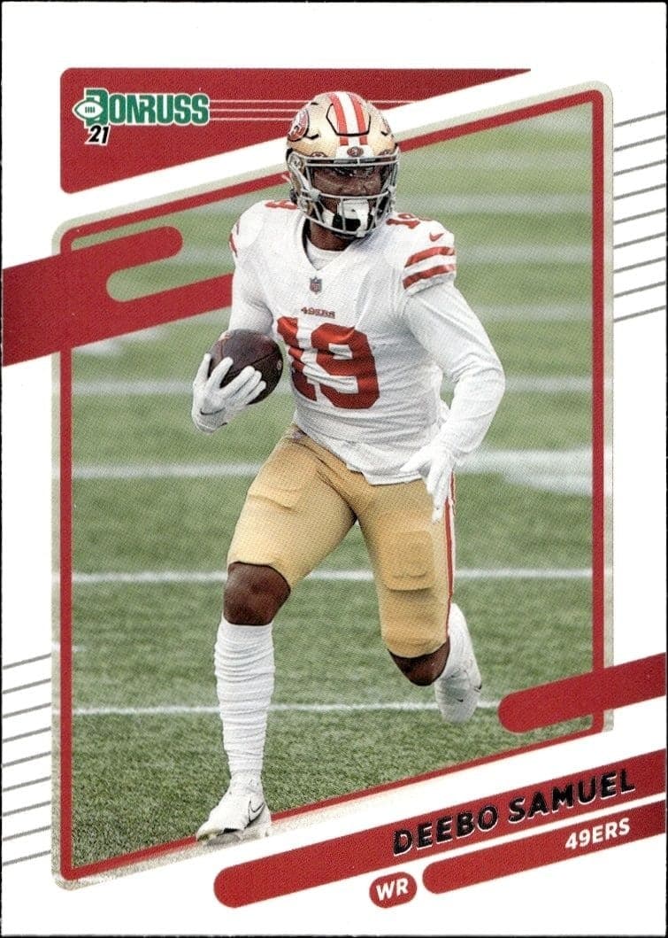2021 Donruss Deebo Samuel #55 football trading card front