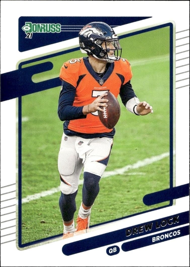 2021 Donruss Drew Lock #179 football trading card front