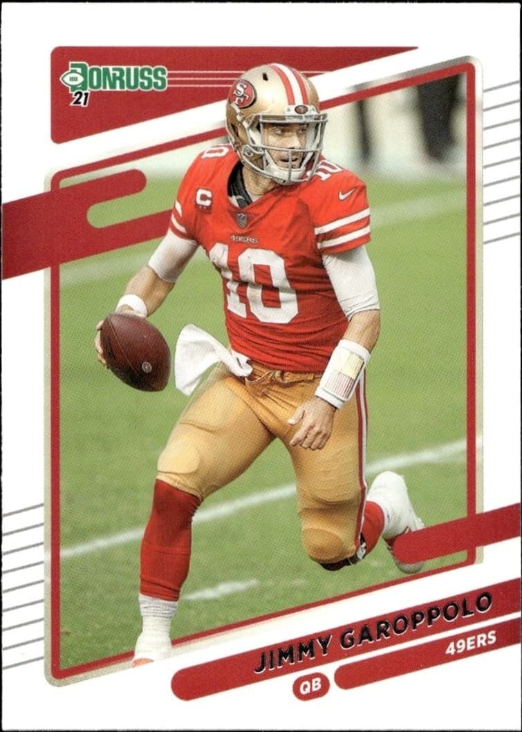 2021 Donruss Jimmy Garoppolo #53 football trading card front