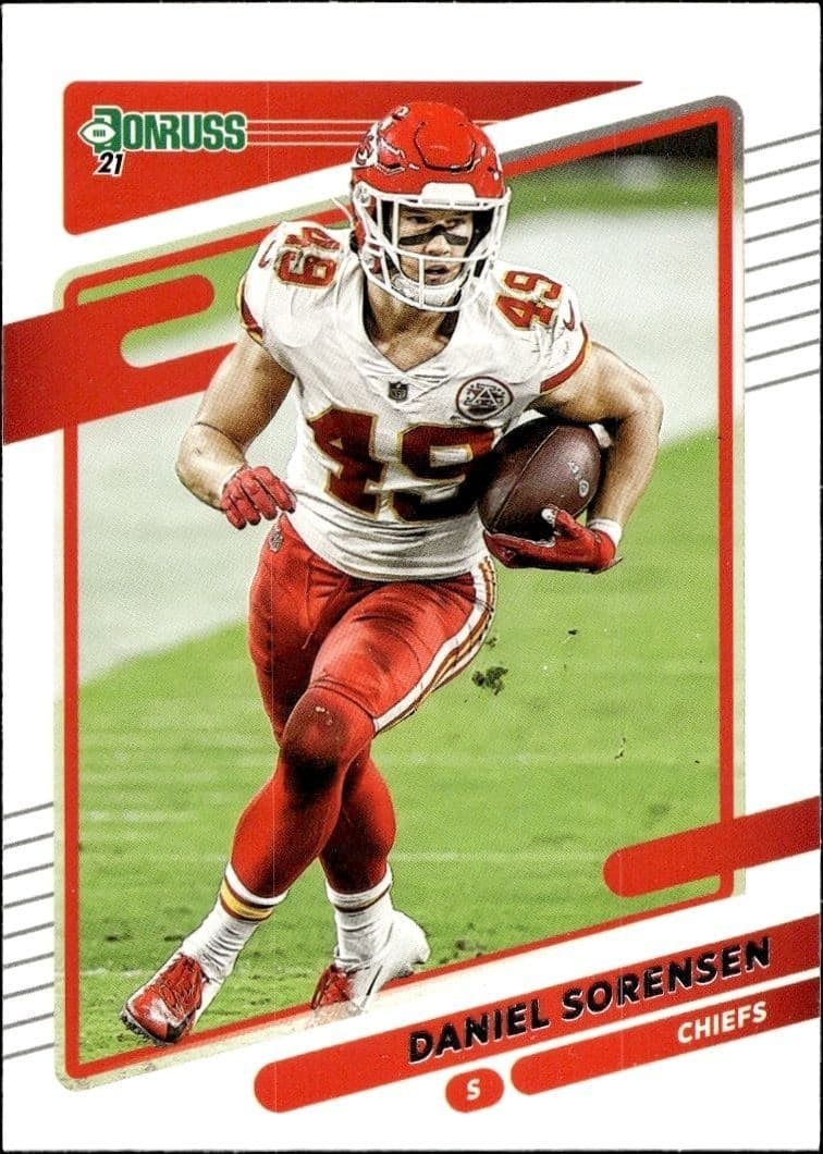 2021 Donruss Daniel Sorensen #121 football trading card front