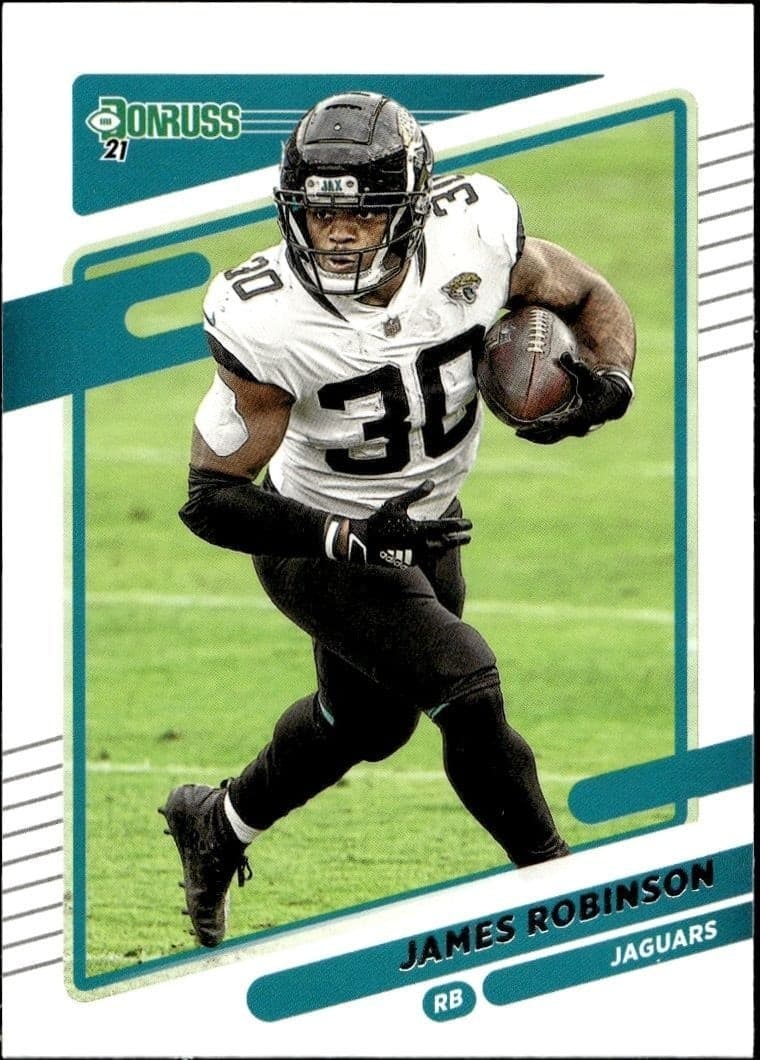 2021 Donruss James Robinson #132 football trading card front