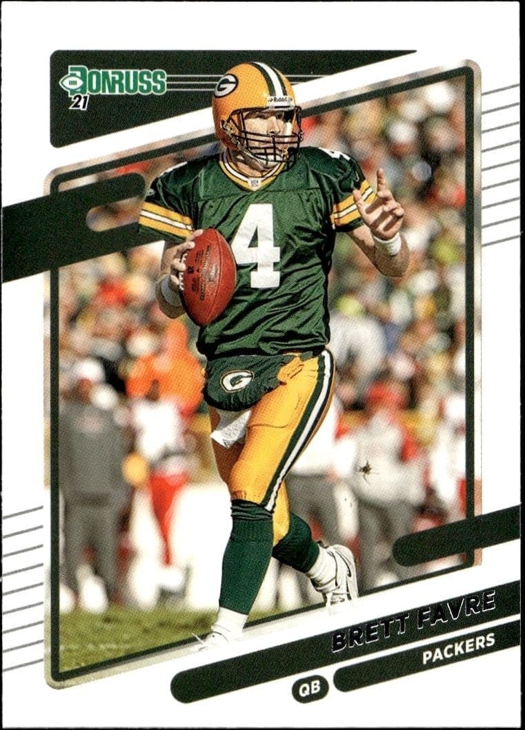 2021 Donruss Brett Favre #156 football trading card front