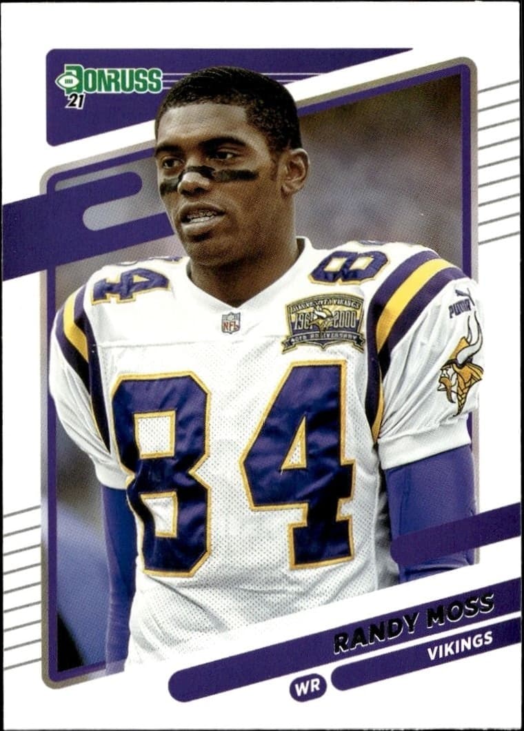 2021 Panini Donruss Randy Moss #128 trading card