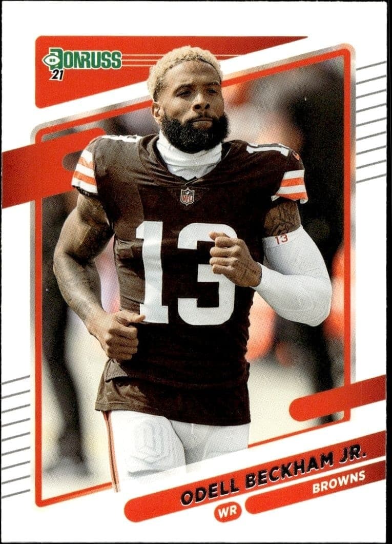2021 Donruss Odell Beckham Jr. #198 football trading card front