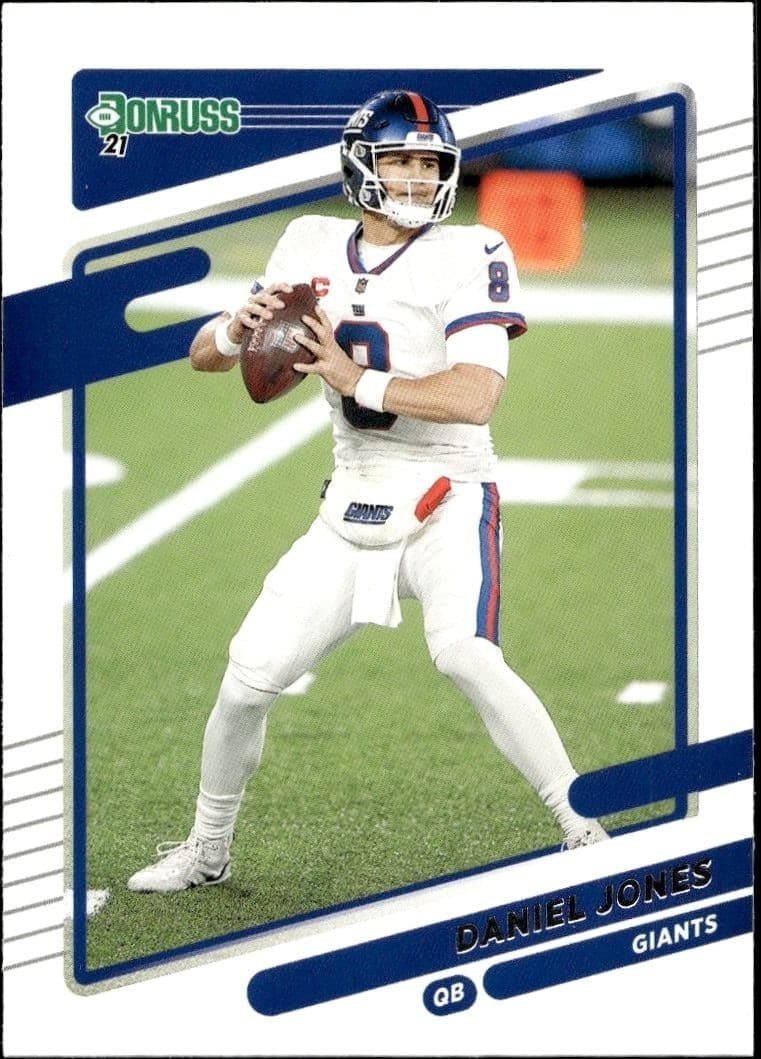2021 Donruss Daniel Jones #78 football trading card front