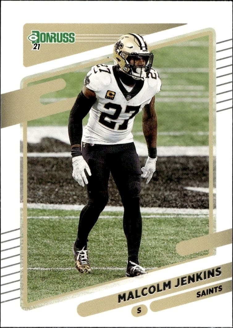 2021 Donruss Malcolm Jenkins #98 football trading card front