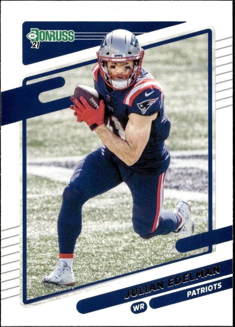 2021 Donruss Julian Edelman #45 football trading card front