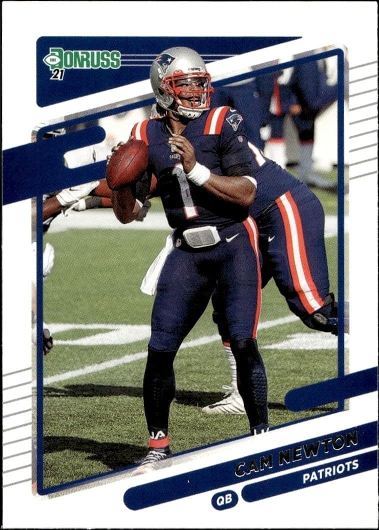 2021 Donruss Cam Newton #46 football trading card front