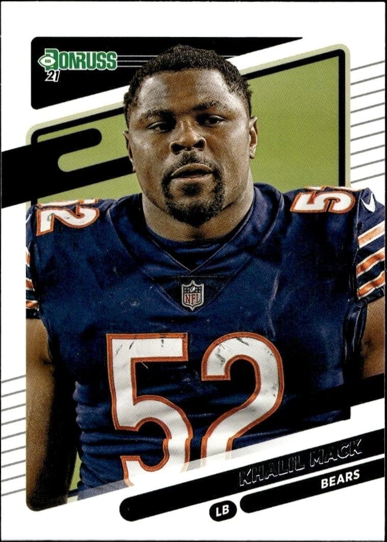 2021 Donruss Khalil Mack #203 football trading card front