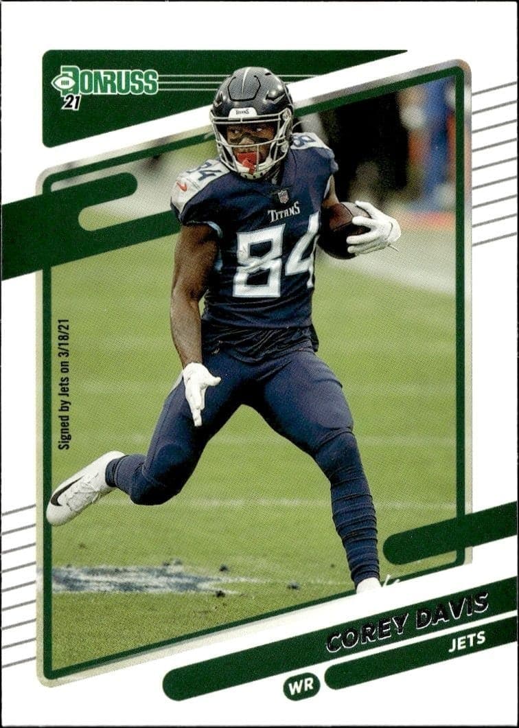 2021 Donruss Corey Davis #16 football trading card front