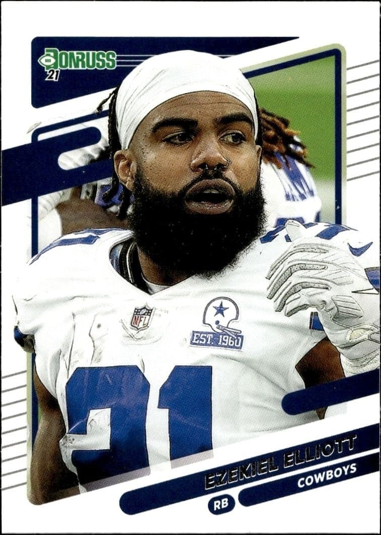 2021 Panini Donruss Ezekiel Elliott #188 trading card