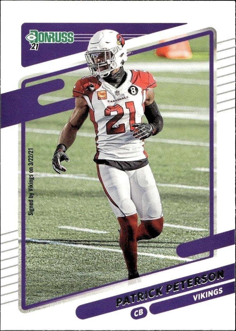 2021 Donruss Patrick Peterson #248 football trading card front
