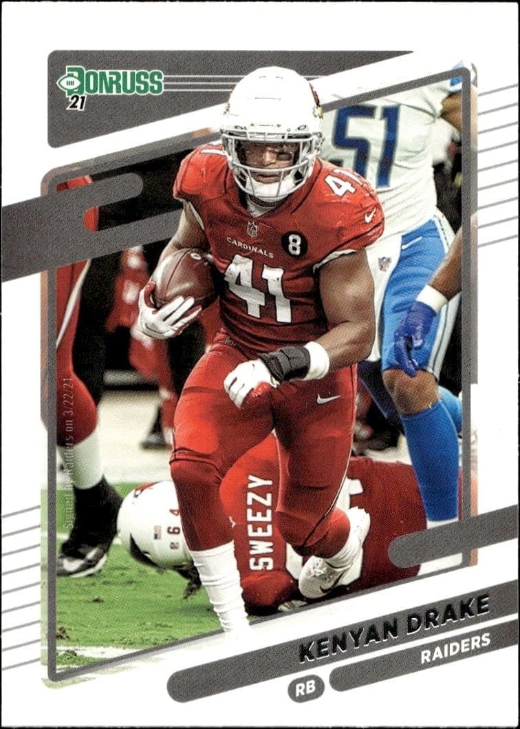 2021 Donruss Kenyan Drake #249 football trading card front
