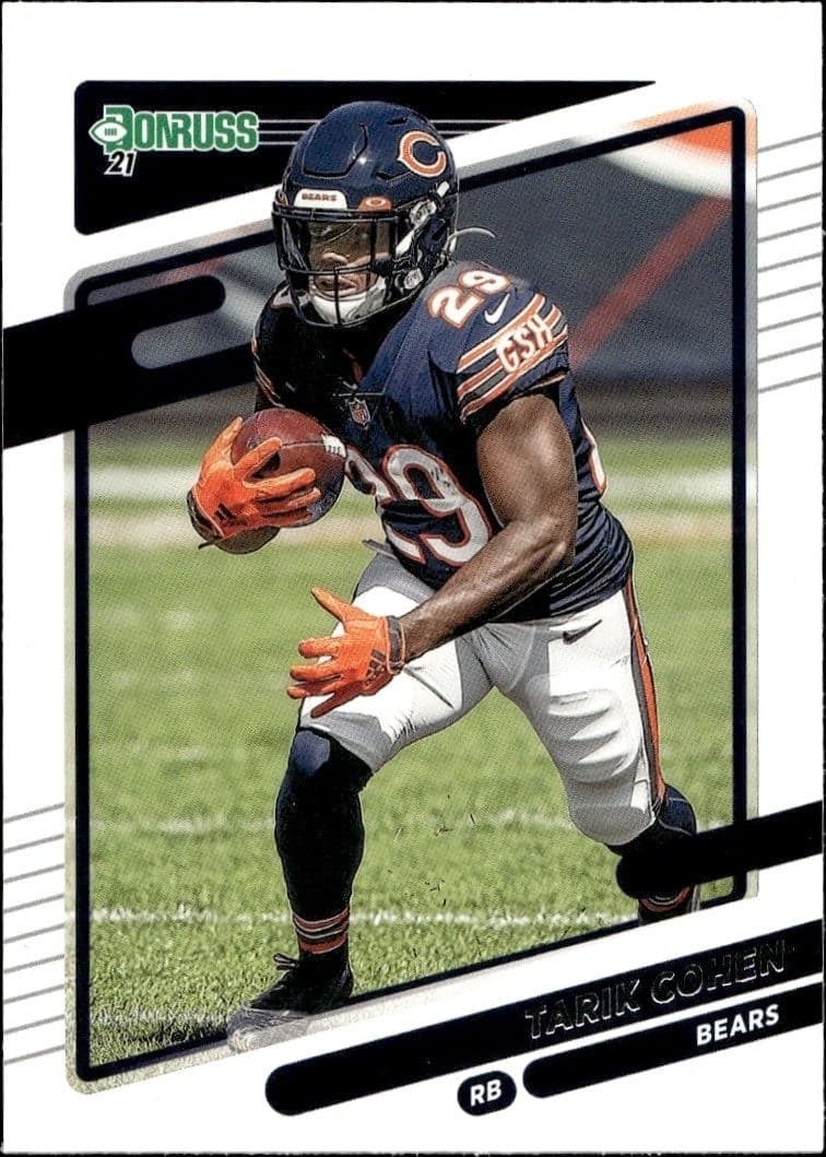 2021 Donruss Tarik Cohen #204 football trading card front