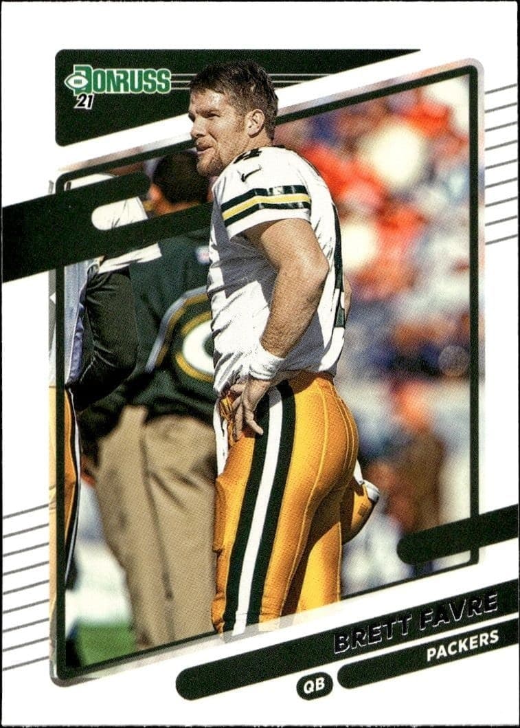 2021 Donruss Brett Favre #156 football trading card front