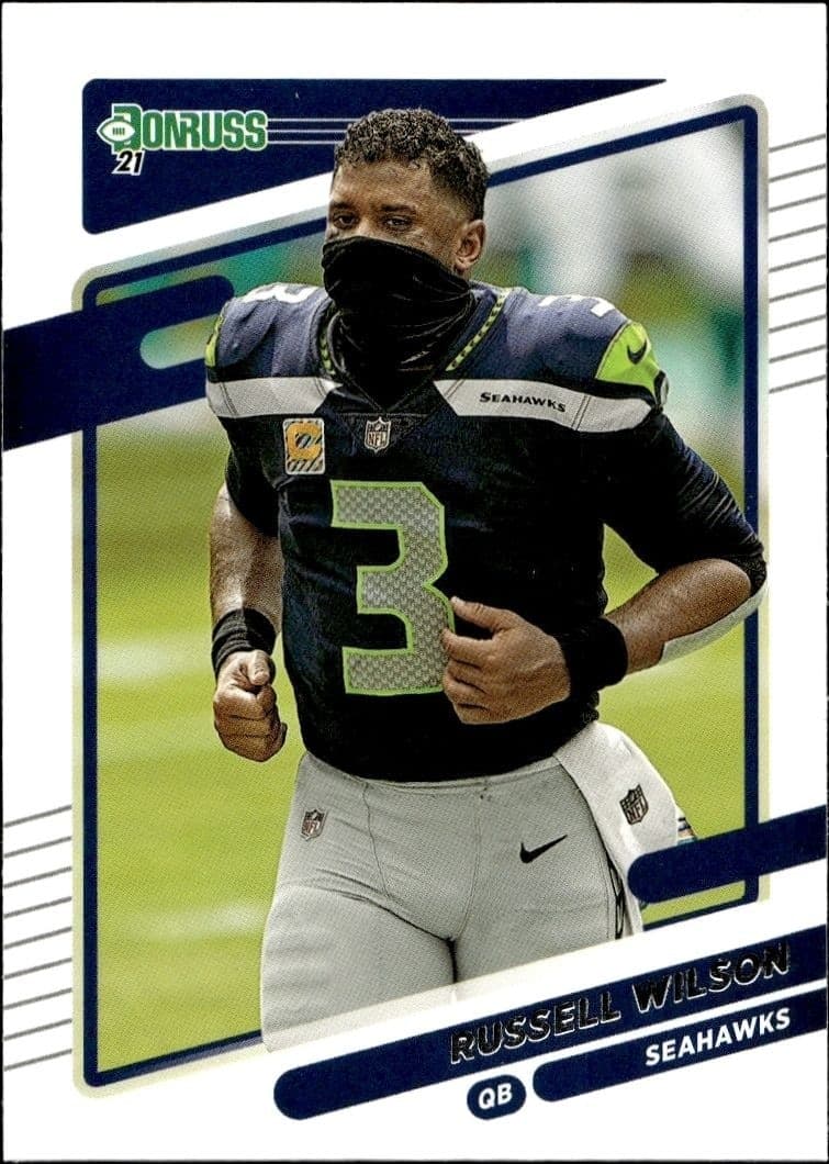 2021 Panini Donruss Russell Wilson #28 trading card