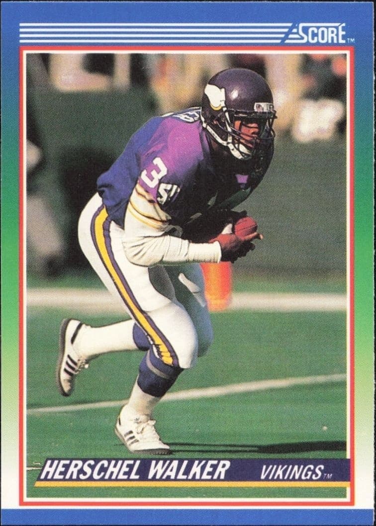 1990 Score Herschel Walker #34 trading card
