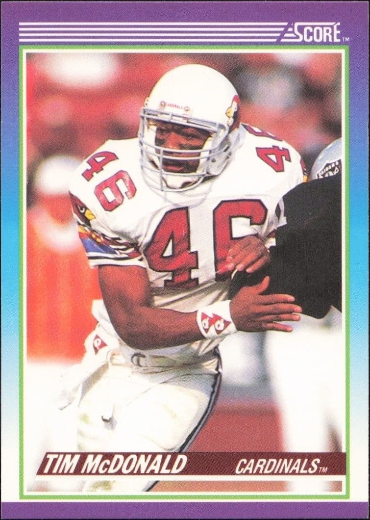 1990 Score Tim McDonald #127 trading card