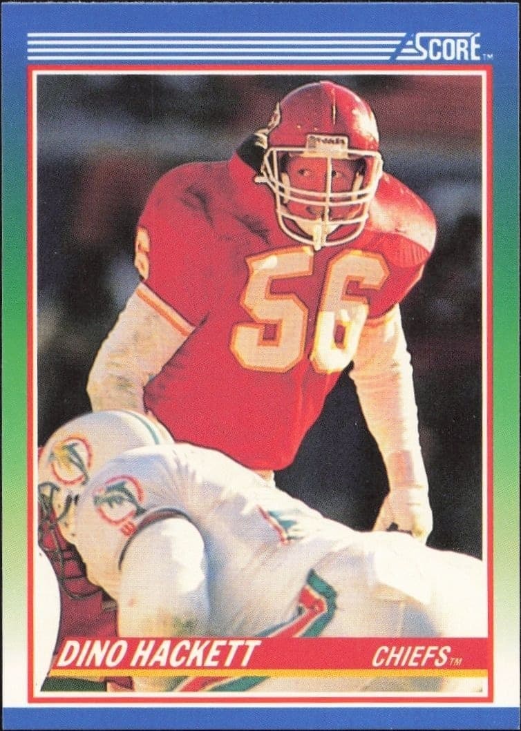 1990 Score Dino Hackett #42 trading card